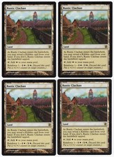 Rustic Clachan x4 4x 2010 Duel Decks Elspeth vs Tezzeret PLAYSET Land MTG NM AZ1