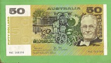  #D488. 1983 TYPE UNCIRCULATED JOHNSTON / STONE   PAPER $50  BANKNOTE YKC 368390
