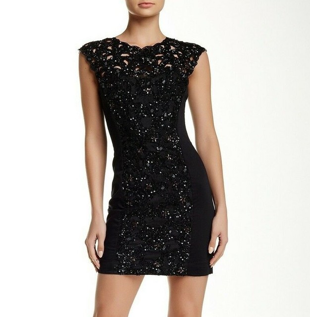 french connection lace sheath dress