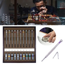 10pcs/Set Professional Tool Steel Screwdrivers 0.6mm-2.0mm for Watch Repair