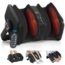 CuPiLo Foot Massager with Heat, FSA HSA Eligible Shiatsu Foot Calf Massager with