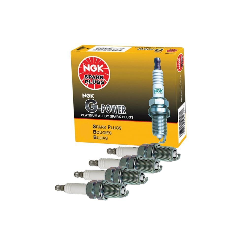 Spark Plug Set of 4 NGK BKR5EGP for Acura TL Infiniti G20 Nissan NX Toyota Echo