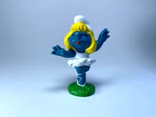 Smurfs SMURFETTE BALLERINA 20098 Schleich Peyo Hong Kong Original VTG Figurine