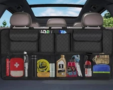 Large Capacity Backseat Car Trunk Organizer and Storage Hanging Storage