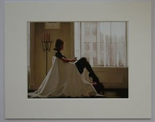 In Thoughts Of You by Jack Vettriano Mounted Art Print 10" x 8" 