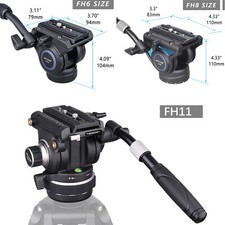 Heavy Duty Tripod Fluid Head Damping Head Drag Pan Head Camera Video Fluid Head