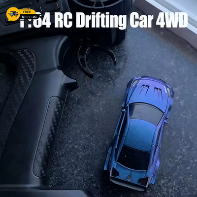 1/64 RC Drift Car Rennwagen ferngesteuert 4WD High Speed 15km/h Spielzeug