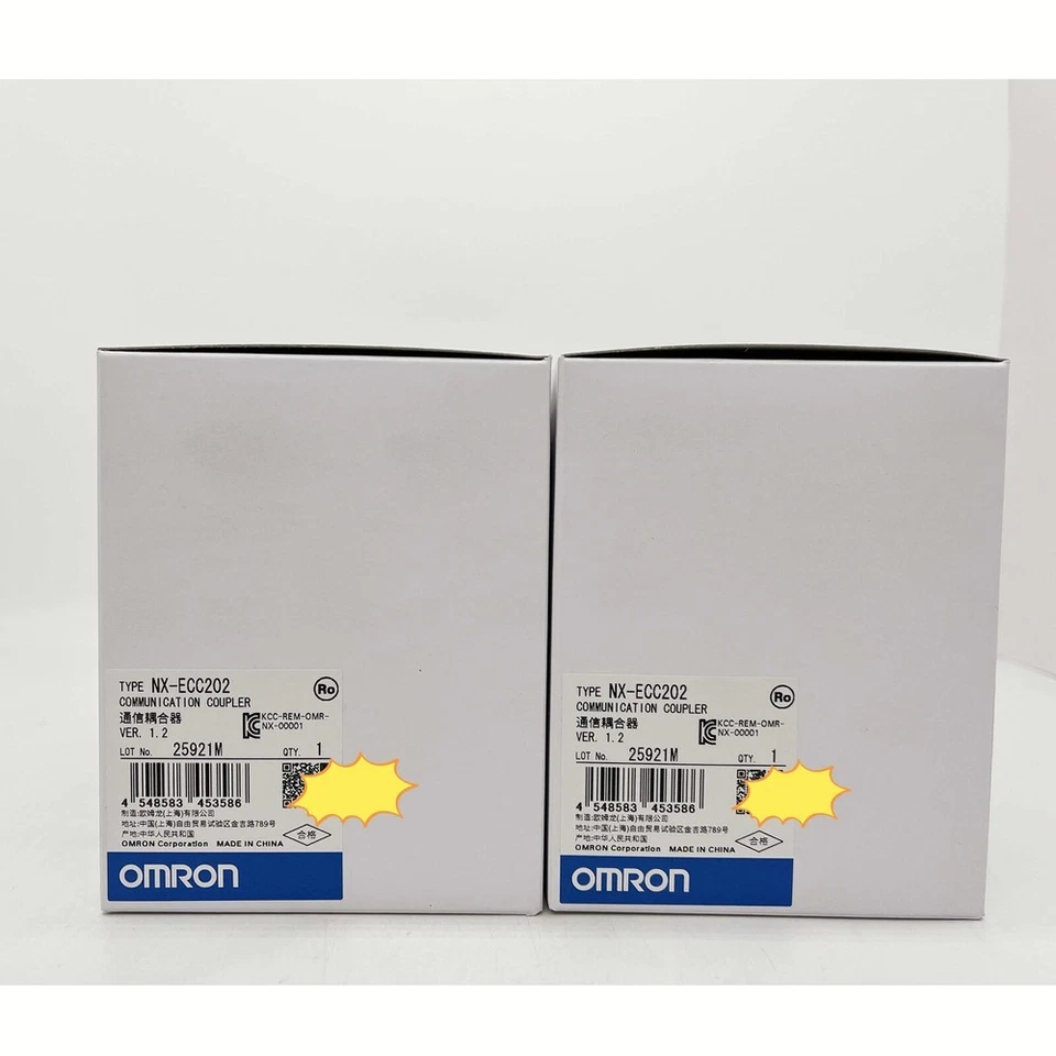 One New Omron NX-ECC202 NXECC202 PLC Module In Box Fast Shipping  US Free TAX - Image 3 of 3