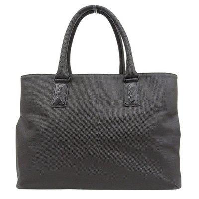Bottega Veneta Marco Polo 222498 Tote Bag PVC Leather Dark Brown Used