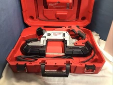 Milwaukee 6232-21 - Deep Cut Variable Speed Band Saw Kit with blade in case used