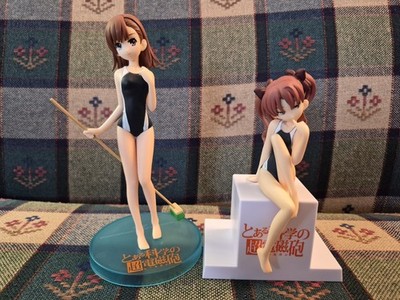 Misaka Mikoto dan Shirai Kuroko Figure A Certain Scientific Railgun