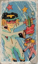 Anime Boy Hero Rocket Weapon Stars 41015 Menko Card Japanese Vintage
