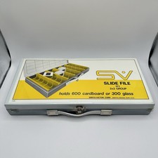 Smith-Victor Slide File, SF2, Holds 600 Cardboard or 300 Glass Slides, BRAND NEW