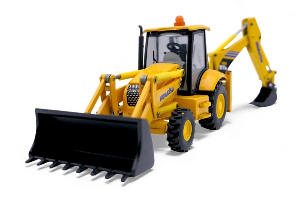 Old Cars Art. 62900 1:50 - Modellino di Terna Komatsu Backhoe Loader Mod. WB97R - Immagine 2 di 4