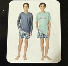 Quiksilver NEW Boys 3-Piece Swim Set Tops  Trunk Shorts UPF 50 Size S 7/8 