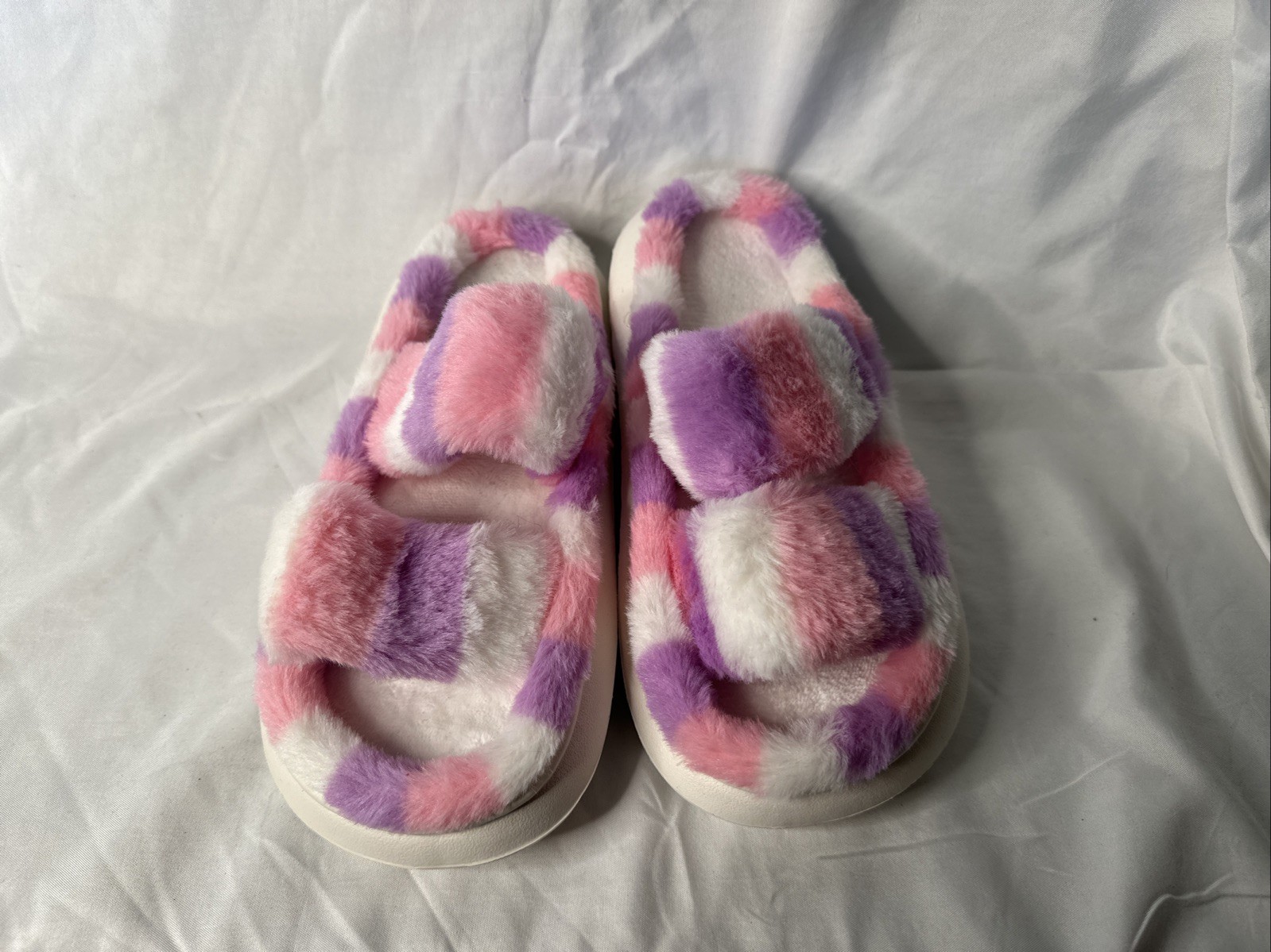 SAOLA Nuova pantofola Shein EVA donna soffice doppio cinturino colorata suola spessa tg.8 5 9