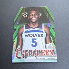 Topps 2025-26 Holiday Anthony Edwards #EV-AE Evergreen Insert Timberwolves