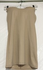 Vtg Subtract Beige Body Shaper Shapewear Slip Strapless Sz 36B