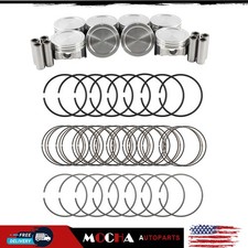 8pcs Standard Pistons Rings Kit For Chevrolet Gmc 1999-2003 5.3l Ls1 Lm7 New