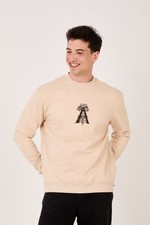 ALLSAINTS Mens Crewneck Jumper Relaxed Fit Sweater L/S Designer Sweatshirt Top