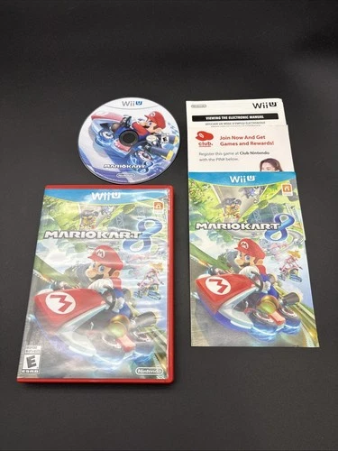 Mario Kart 8 (Nintendo Wii U)Tested & Complete with inserts and e-manual.