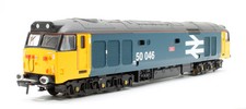 LIMA OO GAUGE L204692 BR BLUE CLASS 50046 'AJAX' DIESEL LOCOMOTIVE *TTS SOUND*