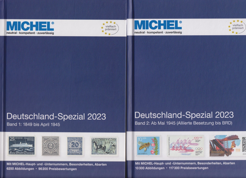 Michel Deutschland Spezial 2023 2 Bände komplett NEU