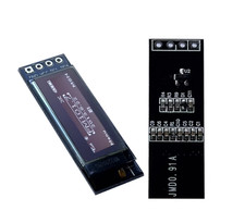 0.91'' 128x32 IIC I2C White OLED LCD Display Module 3.3V 5V For PIC Arduino top