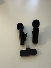 Wireless Lavalier Lapel Microphone With Lightning Attachment