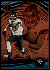 2023 Panini Illusions #50 Travis Etienne Jr. Orange Trophy Collection