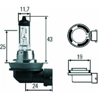 H8 12V 35W Pgj19-1 H8 GlüHlampe Halogen