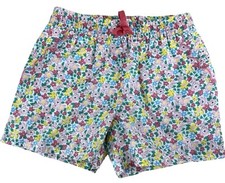 Mini Boden Shorts Girls 6 Youth Floral Drawstring Spring Garden