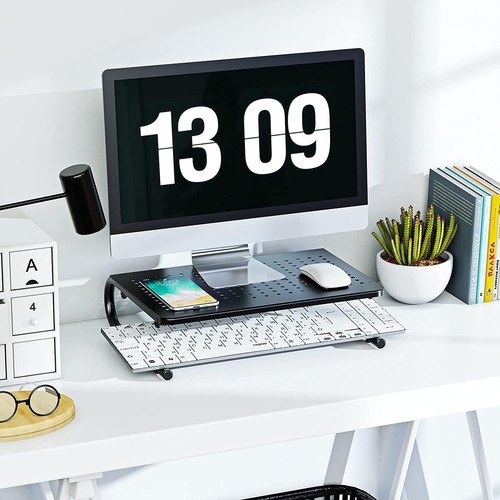 Monitor Stand Riser, Laptop for Desk, Black - 第 2/8 張圖片