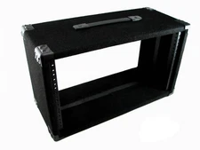 PROCRAFT 6U 9" Deep Rack Case in Black Carpet Wrap - Top Handle w/ Rack Screws