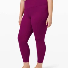 Lululemon Align Pant II 25" Deep Fuschia Size 4