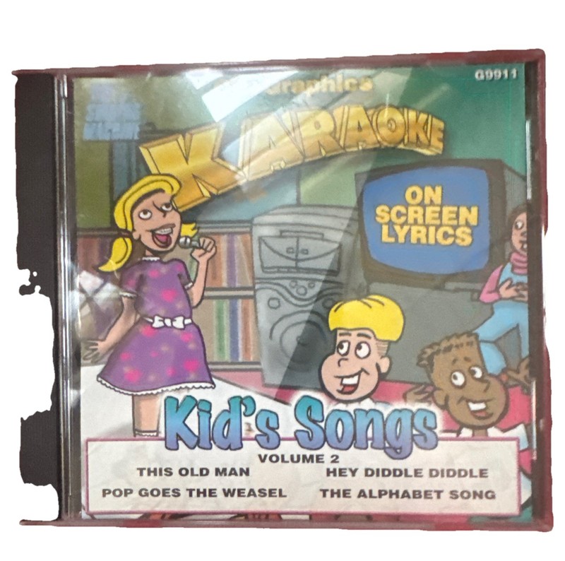 The Singing Machine Karaoke CDG: Kid’s Songs, Vol. 2, G9911, FAST SHIPPING!