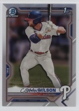 2021 Bowman Draft Chrome Refractor Ethan Wilson #BDC-140 1k9t