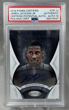 Jaren Jackson Jr Rookie On Card Auto 2018 Certified Potential PSA Auth 10 Pop 1