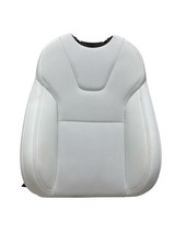 2021 - 2025 Tesla Model S Front Right Pass Upper Seat Cushion White Leatherette