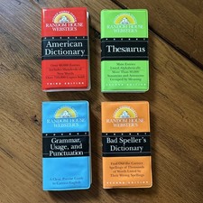 Random House Websters Lot of 4 Pocket Diction...