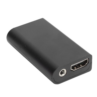 For To HD Multimedia Interface Adapter Converter With 3.5mm Audio Interf Hot