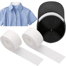 2Pcs Disposable Collar Protector Sweat Pads Self-Adhesive Shirt Hat Sweat Liner
