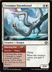 Twinmaw Stormbrood // Charring Bite 232/485 Uncommon Tarkir: Dragonstorm MTG