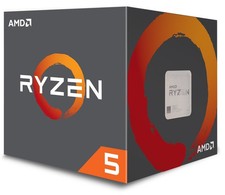 Ryzen 5 1600 Processor with Wraith Spire Cooler (YD1600BBAEBOX)