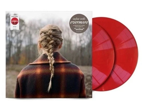 TAYLOR SWIFT Evermore Target Exclusive Vinyl 2xLP Limited Edition Red Sealed 🆕✅