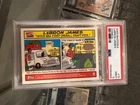 2003 BAZOOKA LEBRON JAMES CLEVELAND CAVALIERS ROOKIE COMIC CARD PSA 9 MINT
