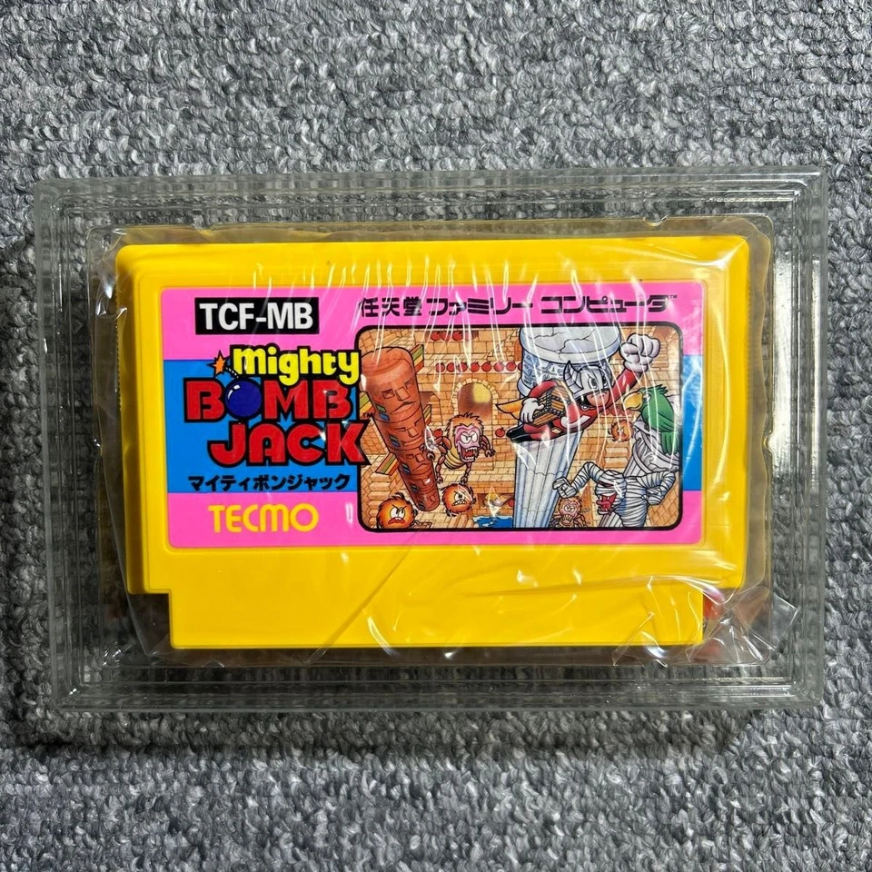 Mighty Bomb Jack Unused Game W/Box CIB Famicom FC Retro Very Good NTSC-J Japan - Image 3 of 4