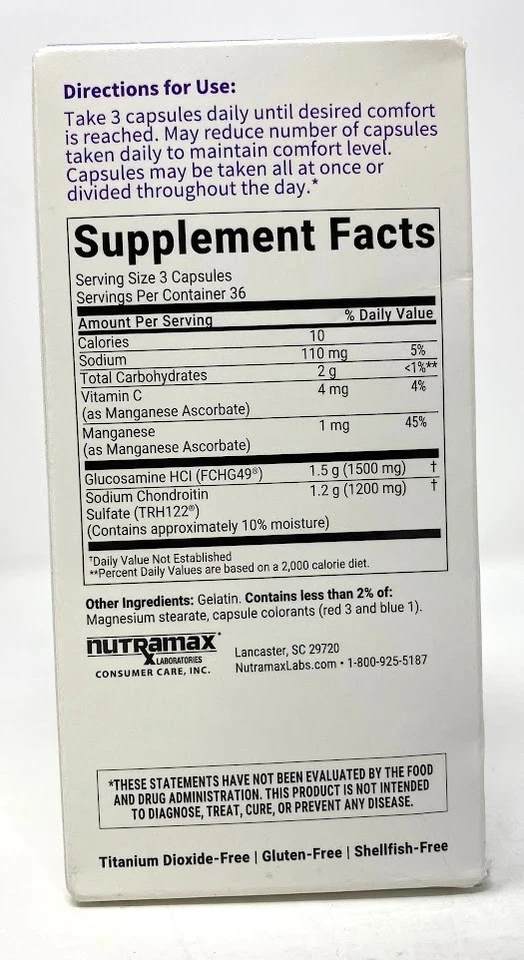 Cosamin DS Joint Health Dietary Supplement 108 Capsules New in Box 07/2028 - Image 3 of 4