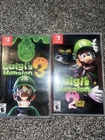 Nintendo Luigi’s mansion 2 & Luigi's Mansion 3 Switch Game Bundle