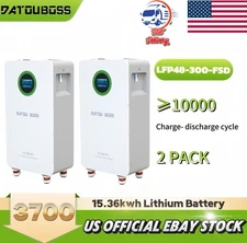 2 PACK 48V 300ah Lithium Battery 15360wh For Home Solar Energy Storage PV